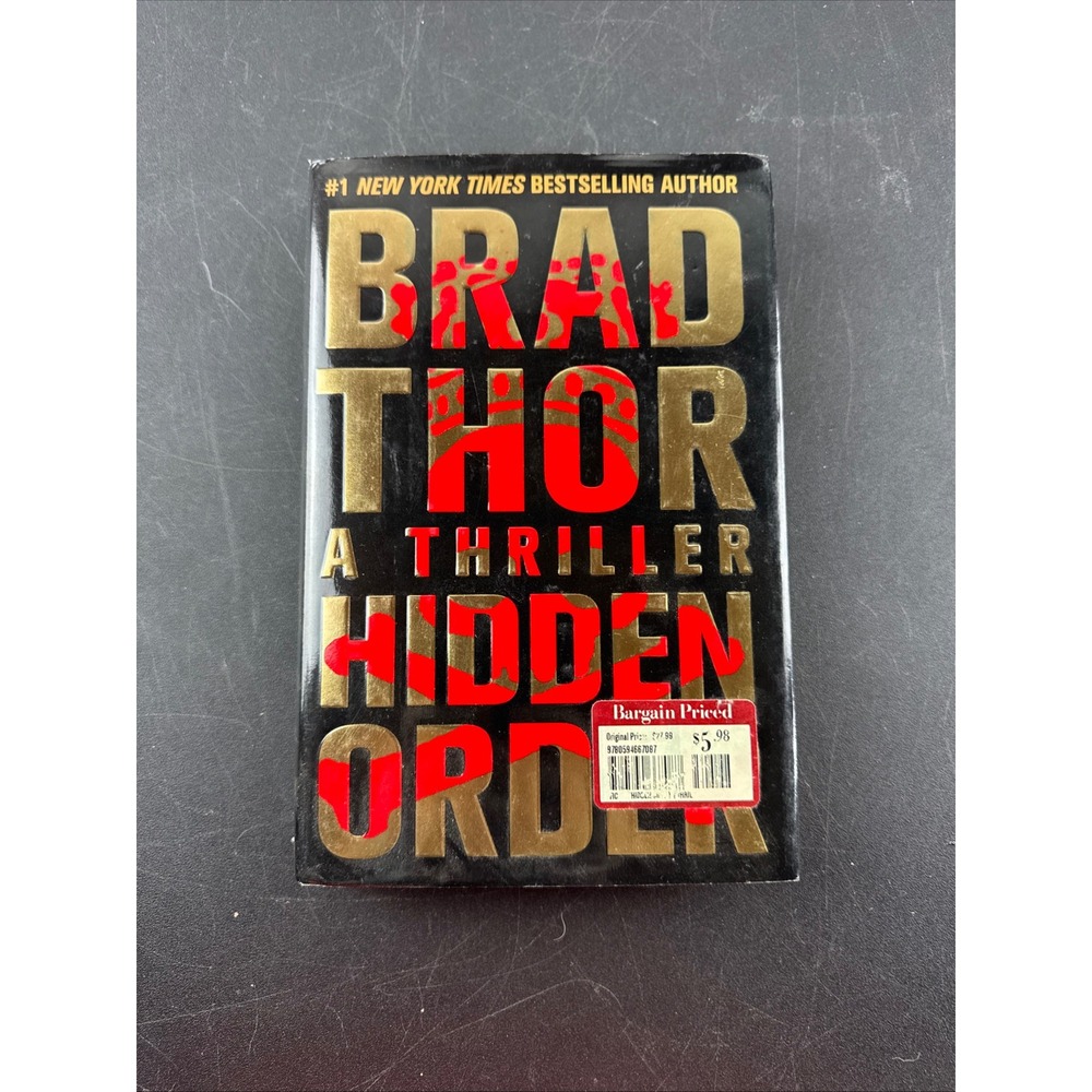 Hidden Order Brad Thor First Edition Hardcover 2013 Scot Harvath Thriller Novel